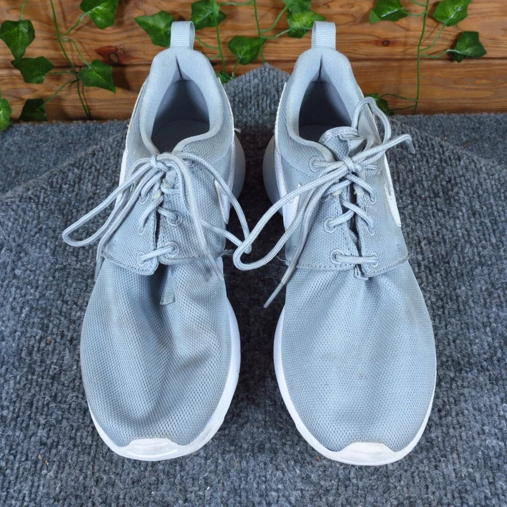 Nike Roshe One Kids Running Shoes Size 4Y Athletic‎ Casual Gray Mesh Sneakers